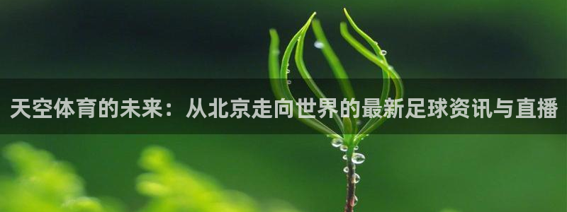 玩球直播最新版：天空体育的未来：从北京走向世界的最新足球资讯与直播